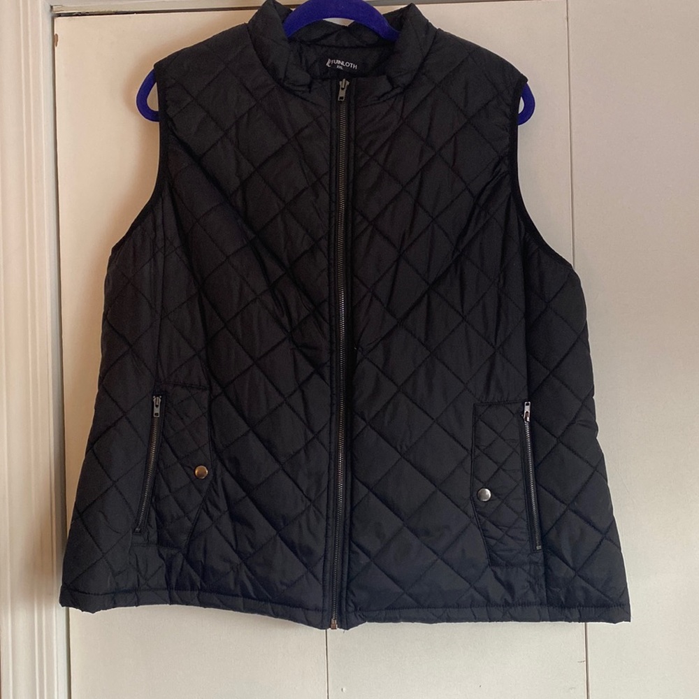 Black Puffer Vest